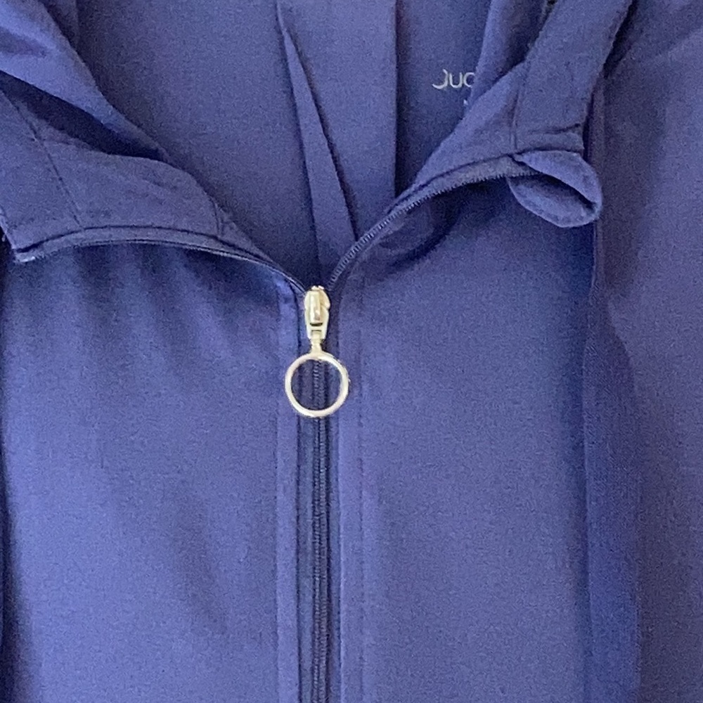 Cuddl Duds Stretch Woven Zip-Up Hoodie - Picture 4 of 4